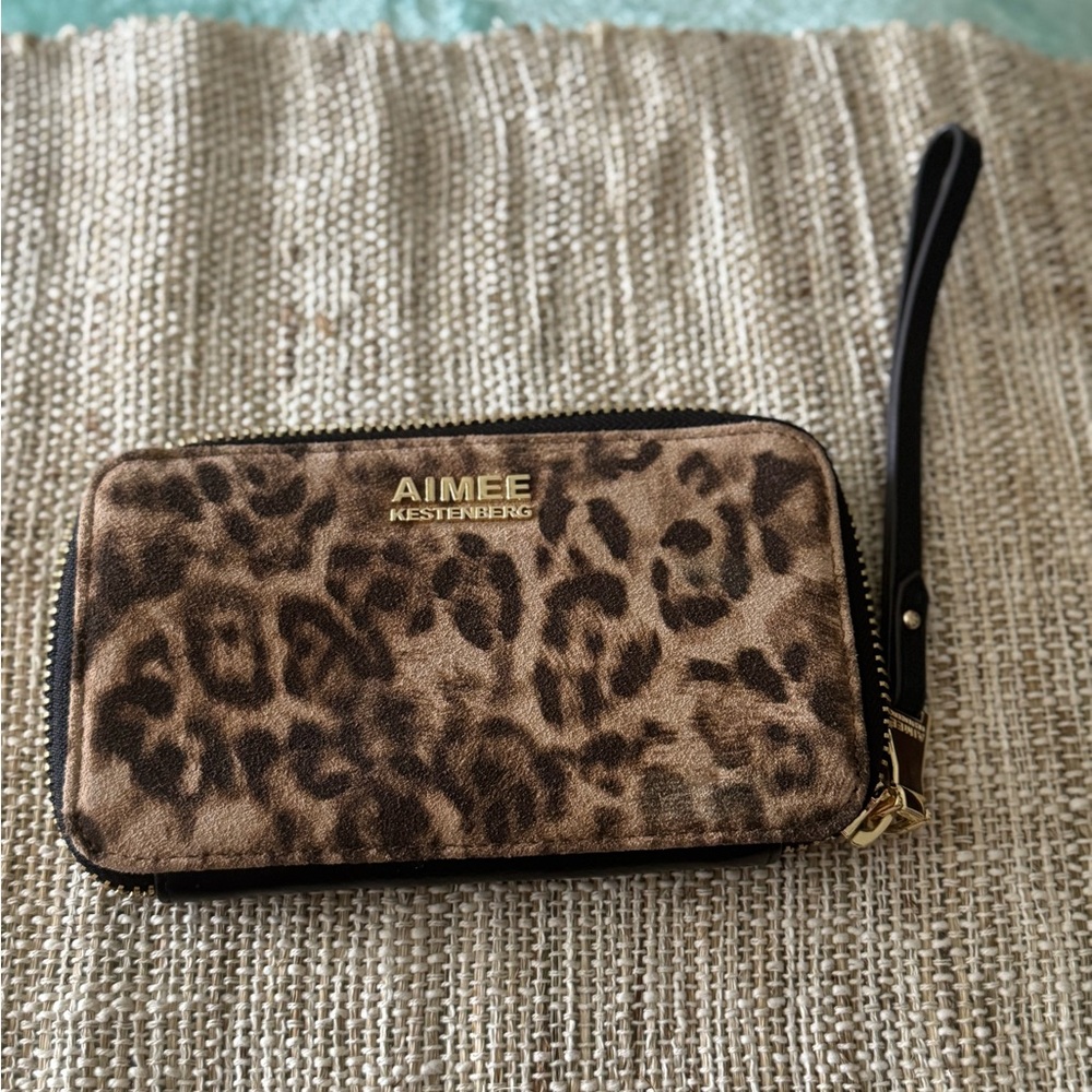 Aimee Kestenberg Brown Leopard Wallet